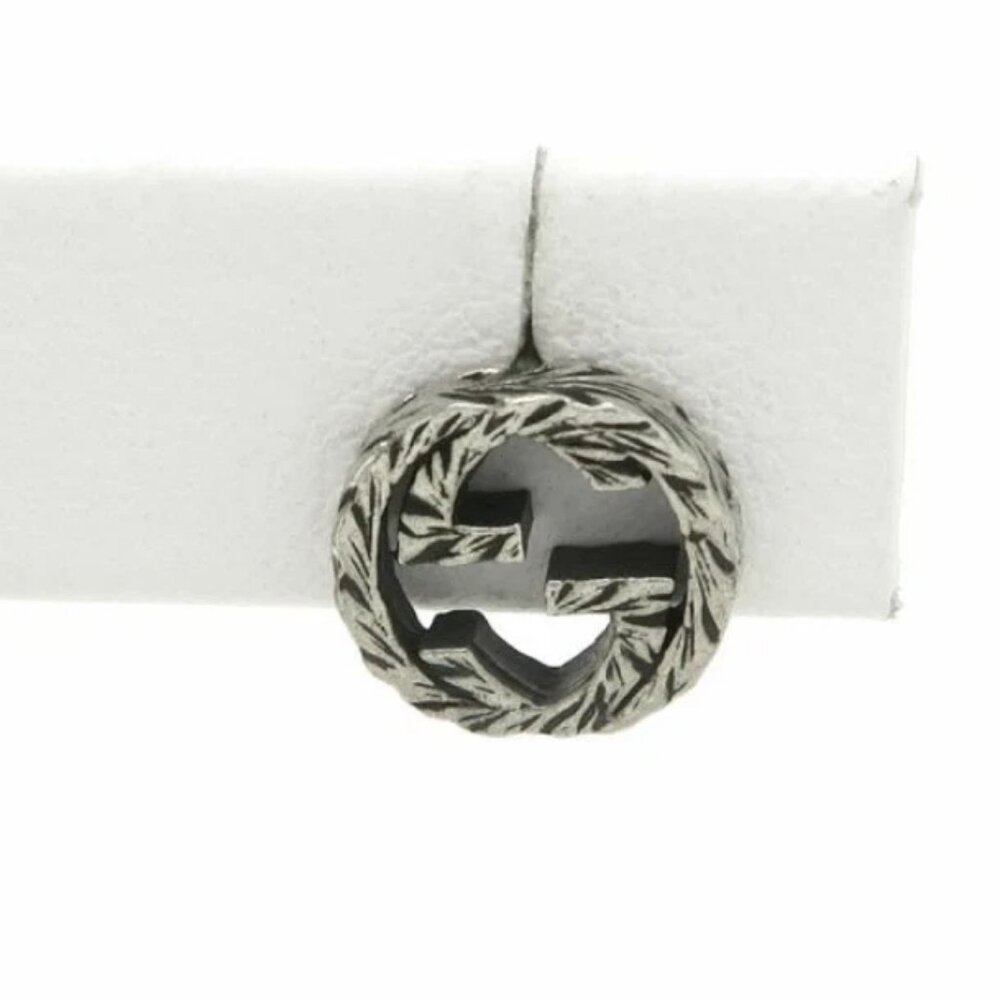 Gucci Interlocking G Arabesque Stud Earrings Silv… - image 2